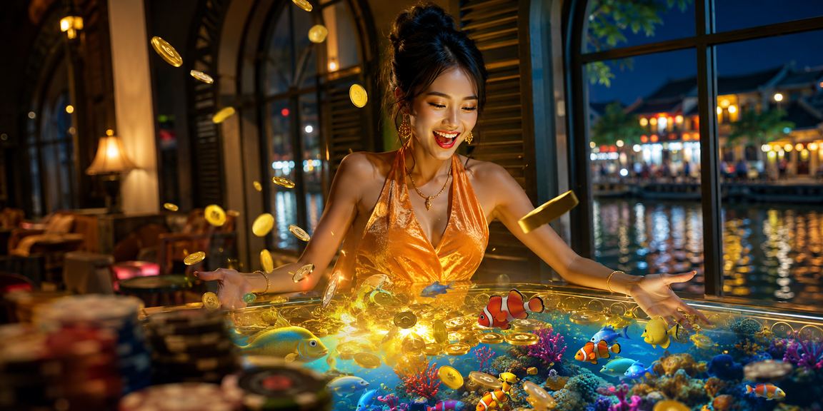 Khung cảnh Hội An với bàn cược casino